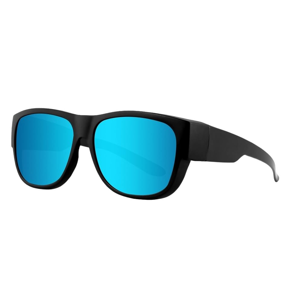 Lunettes de soleil polarisées pour hommes et femmes, adaptées aux lunettes de soleil enveloppantes, lentilles de sol pour femmes et hommes UV400