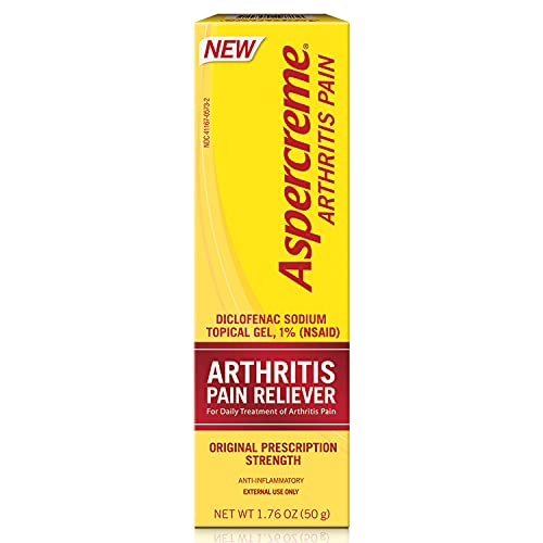 Aspercreme Arthritis Pain Relief Gel 50g, Prescription Strength Non-steroidal Anti-inflammatory, 1.7637 Oz