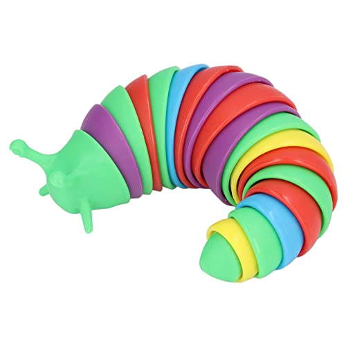 Brinquedo Fidget Slug, Brinquedo Articulado Fidget Slug Slug de descompress&atilde;o flex&iacute;vel para...