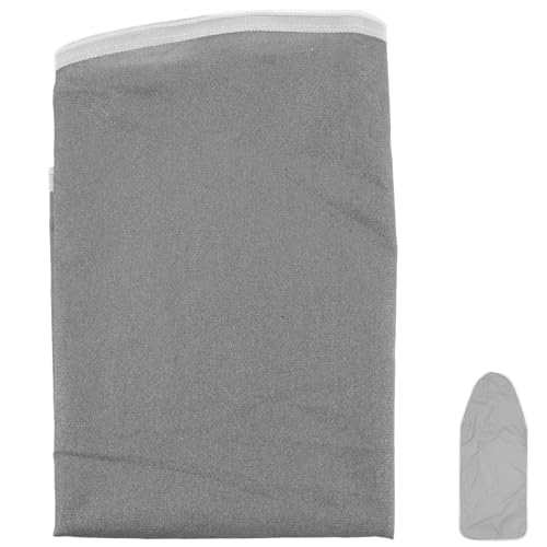 Lurrose 耐熱性と耐久性のある対応アイロン台カバー 防汚加工で衣類を保護 滑り止め設計で固定簡単 自宅 出張 ホテル用実用的な製交換カバ