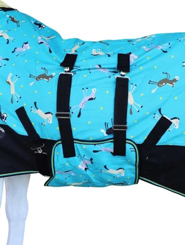 Image of Challenger 1200D Turnout Lightweight Rain Horse Winter Blanket Sheet 3B101