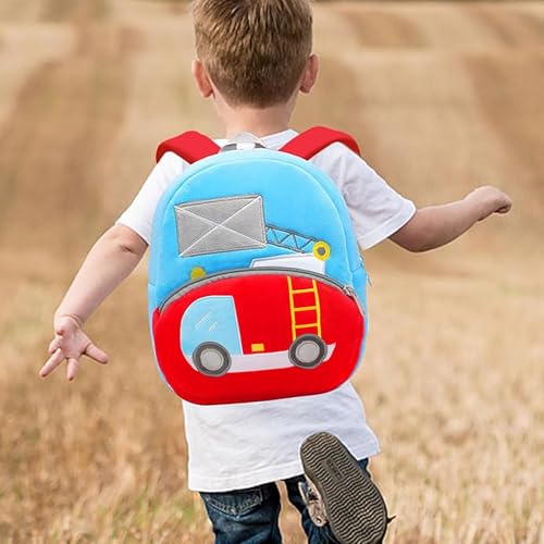 Image of Frantic Kids Velvet School Bag Plush Backpack Baby Girl Preschool Bags Ideal for Baby Boy & Girl Picnic Bags (2-5 Years)