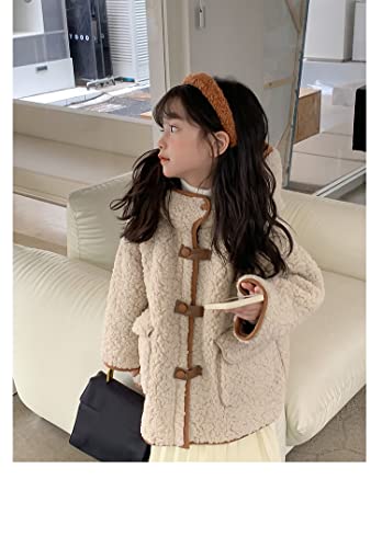 Girls' super thick coat winter cardigan children's heat preservation3