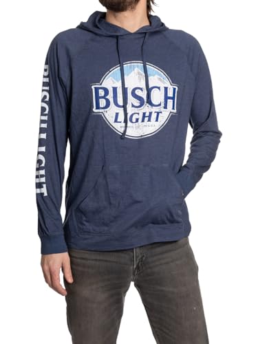 Calhoun Busch Light Men’s Lightweight Cotton Jersey Summer Beach Hoodie