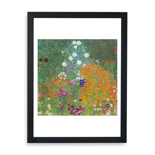 Gustav Klimt Affiche encadrée Bauerngarten Grand format décoration murale