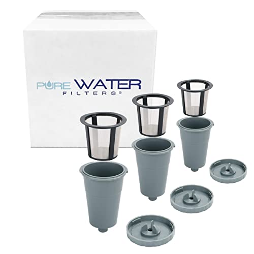 Replacement Part Capsule Compatible With Keurig My K-Cup Reusable Coffee Filter By Purewater Filters, 3 Parts Each (Pack Of 3) #TOP19