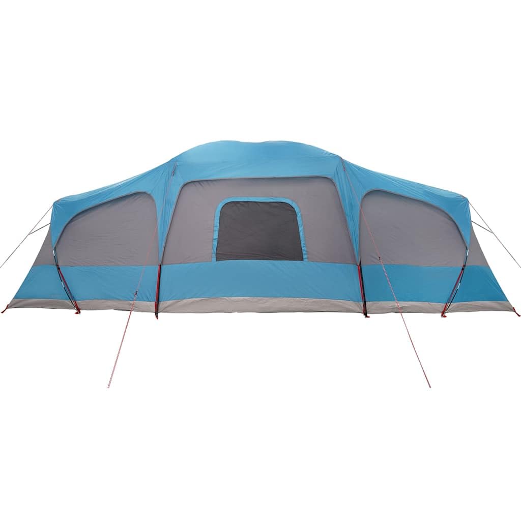 Tienda Familiar con Porche 9 Personas Azul,Deportes,Actividades al Aire Libre,Camping y Senderismo,Tiendas de campaña,18.39kg-4009585