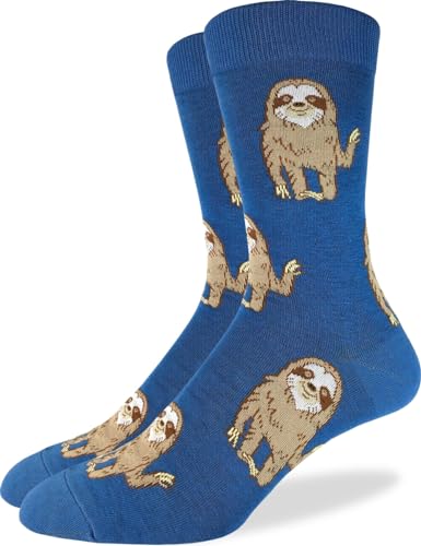 Good Luck Sock Men's Sloth Socks, Adult