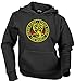 Camisetas EGB Sudadera Adulto/Niño Cobra Kai ochenteras 80´s Retro (Negro, XL)