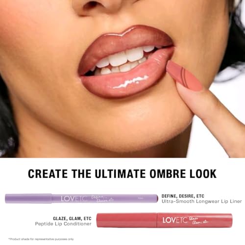 Image of Peptide Lip Conditioner | Hydra Gloss Shine Lip Balm | 4-in-1 for Hydrated, Smooth, Plump & Restored Lips | 11-Hr Hydration | With Peptides, Hyaluronic Acid, & Jojoba Oil | Berry Bliss | 2.4ml