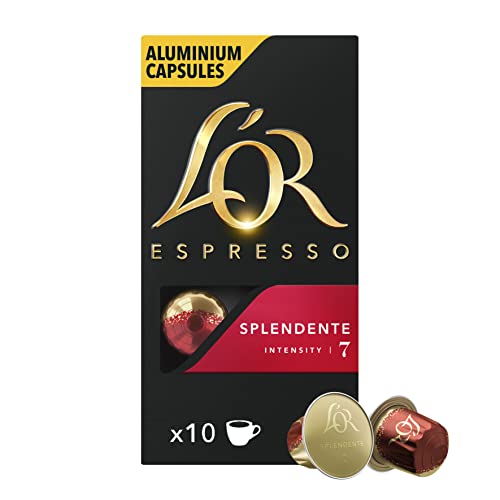 L'Or Espresso Café Cápsulas Splendente - 10 Cápsulas Compatibles Nespresso