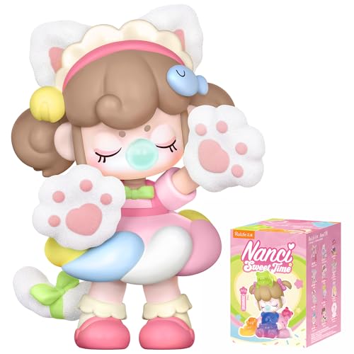 Rolife Nanci Figuras Nanci Sweet Time Caja Sorpresa, Juguete De Arte Coleccionable, Compatible con Sets Super Creator, Regalo Creativo para Niños Y Adultos