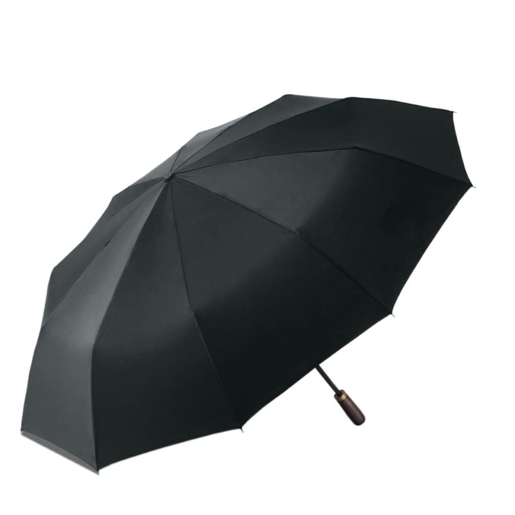 Paraguas Paraguas De Negocios Viaje Plegable Sombrilla Protección Solar UV Lluvia Portátil Paragua De Viaje(C)