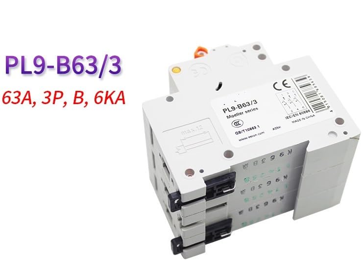 Disyuntor PL9-B63/3 de 3 Polos y 63A con corte automático rápido 3