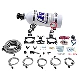 Nitrous Express 2024+ 5.0L Mustang Dual Throttle Body Plate System - 5lb Bottle