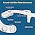 Clirass Non-Electric Hot and Cold Water Bidet Attachment for Toilet Seat,Self-Cleaning, Dual Nozzle(Frontal & Rear Wash),Adjustable Water Pressure(White)