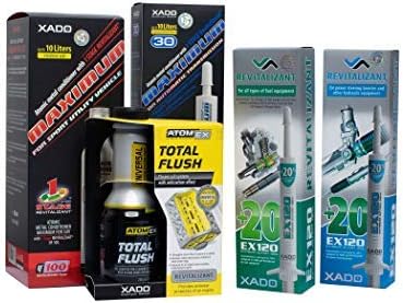 XADO Kit SUV for Automatic Transmission - Engine, Power Steering, Transmission, Fuel Additives Bundle