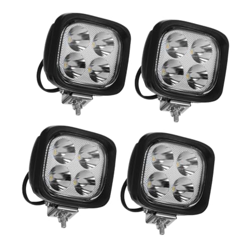 Mikinona 4 Luci a Led Per Carrelli Elevatori Faretti a Led Per Auto Luci Da Lavoro Ricambio Per Fari Anteriore Carrelli Elevatori Illuminazione Intensa Per Sicurezza Sul Lavoro Facile Installazione