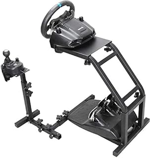 Marada Racing Wheel Stand with V2 Support Game Support Stand Up Simulation Driving Bracket for Logitech G29, G27 and G25 Racing Simulator Steering Wheel Stand without Wheel and Pedals（Only Stand）