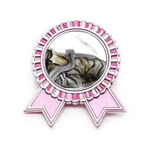 Broche mur chinois Chine rose taille M en métal pour femme