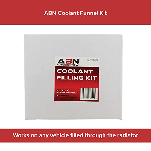 image for ABN Coolant Funnel Kit Radiator Spill Free Funnel Auto Coolant Flush K