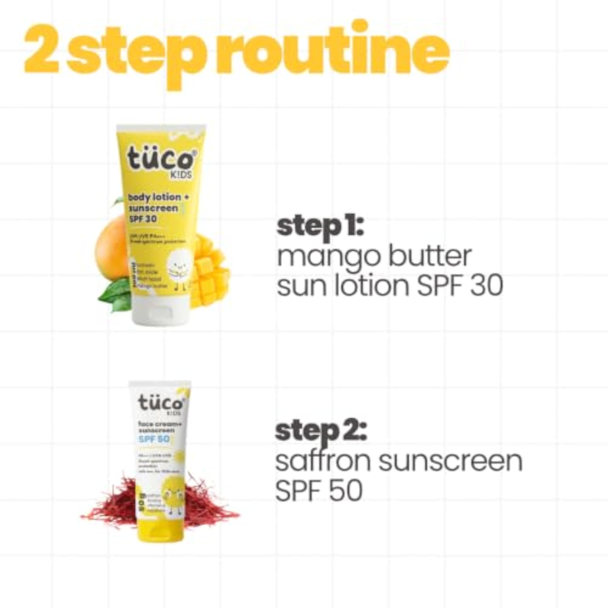 Kids Sunscreen Lotion & Cream Combo, SPF 30 + SPF 50