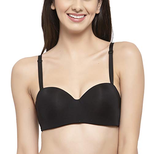 Image of Brachy Women's Every Day's Padded Underwired Demi Cup Bra T Shirt Padded Underwired Pushup Bra 85% Poly Cotton, 15% Elastane