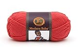 Lion Brand Modern Baby Yarn Red