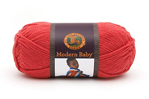 Lion Brand Modern Baby Yarn Red