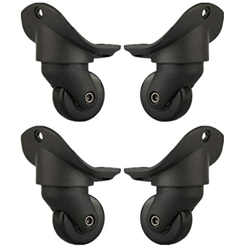 Suitcase Replacement Caster Wheels, 360 Degree Swivel Mute Repair Replacement Luggage Wheel Suitcase Wheels Parts Spinner(Set of 2 Pair)