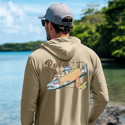 Image of Palmyth Fishing Shirts for Men Long Sleeve UPF 50+ Sun Protection Hoodie