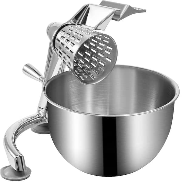 Rallador giratorio para queso y verduras con 5 cuchillas de acero miniatura 1
