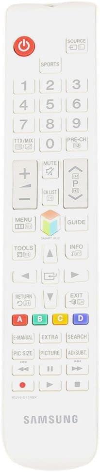 Samsung BN59 – 01198R/ BN59 – 01198D Replacement Remote Control for TV, White (Model Assorted)