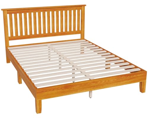 Capacmkseh ZW-WBF-Q-C6N-BROWN Solid Wood Bed Frame thumb #2