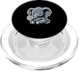 Photo Gallery carino kawaii meme elefante seduto margherita fiore animale selvatico popsockets popgrip per magsafe Photo Gallery carino kawaii meme elefante seduto margherita fiore animale selvatico popsockets popgrip per magsafe