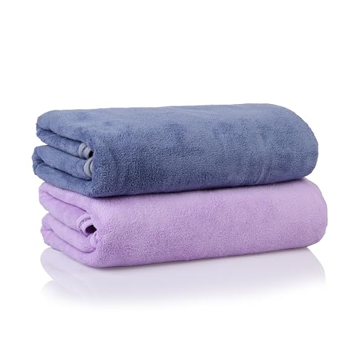 Microfiber 300 Tc Towels For Bath-Soft Towel With Hook Quick Dry ...