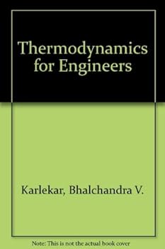Hardcover Thermodynamics for Engineers Book