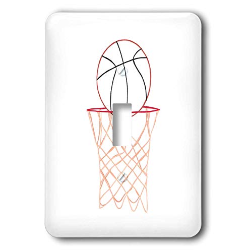 Interrupteur à bascule simple avec dessin de panier de basket