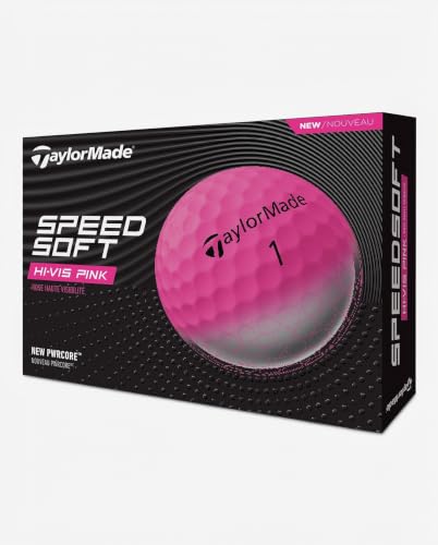TaylorMade SpeedSoft Pink Golf Balls