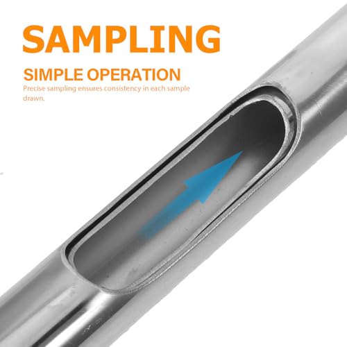 Outil d'échantillonnage de céréales en inox pour éviter les erreurs d'analyse sur les grains