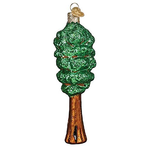 Old World Christmas Redwood Tree Blown Glass 2020 Unique Christmas Ornaments for Christmas Tree Decorations