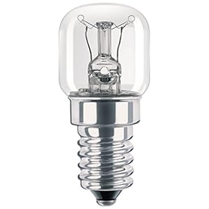 5 Stück Philips Appliance Backofenlampe T25 25W 230V E14 SES 57x25mm 2700K EEK=E