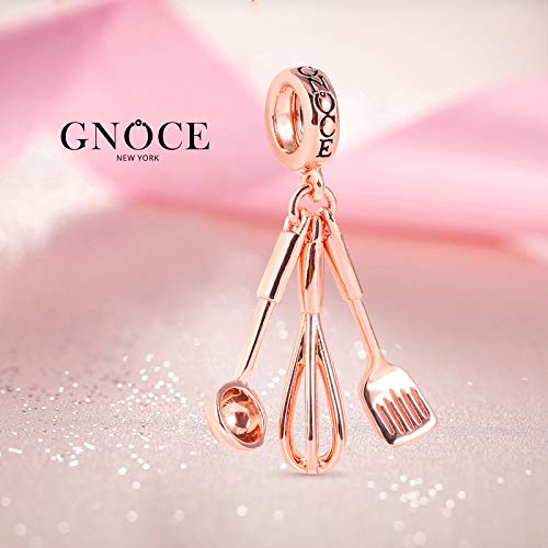 Image of GNOCE Food Themed Charm Beads Fit Charm Bracelet Necklace for Women