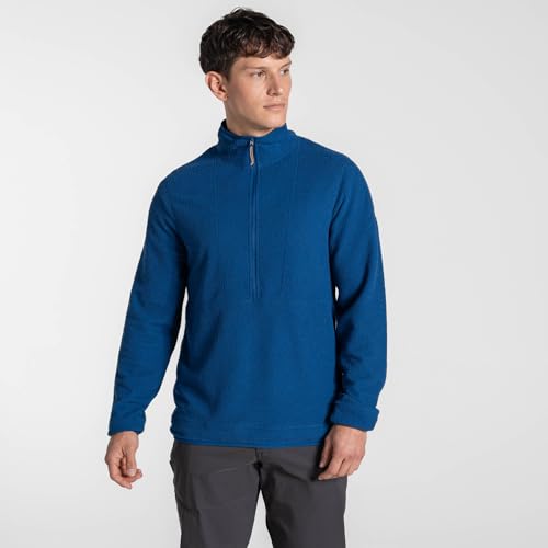 Polaire Craghoppers Complite homme pull chaud demi-zip hiver gris