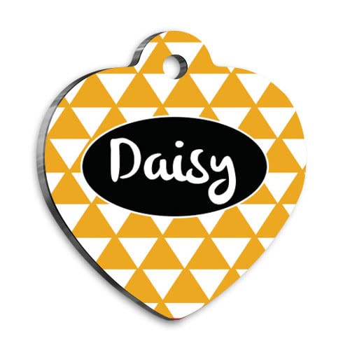 Personalized Dog Tag - Custom Name Tag - ID Tag for Dog & Cat - Customized Pet Tags - Dog Name Tag - Cat Name Tag - Engraved Dog Tag - TS1 (Heart)
