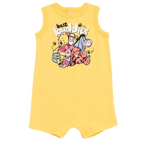 Disney Winnie the Pooh Baby Romper 2 Pack Newborn to Infant Sizes (Newborn - 24 Months)4