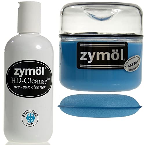 Zymol HD Cleanse Pre-Wax Cleaner & Carbon Wax Combo Kit miniatura 1
