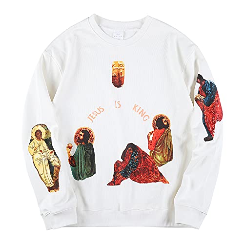 Amazon.com: Cactus Pack Jesus is King Sweatshirt Men's Hip Hop