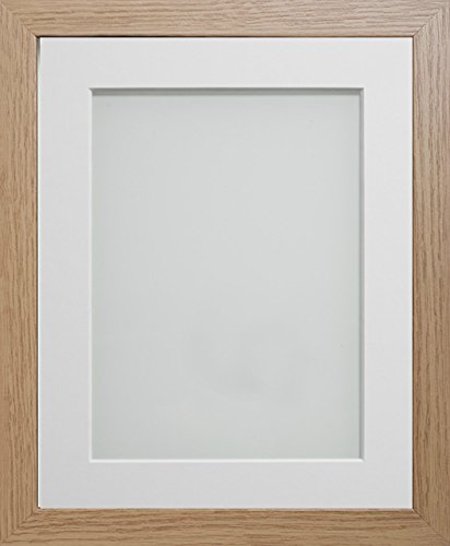 Frame Company Allington Beech 14x11 Frame with White Mount for A4 Photo