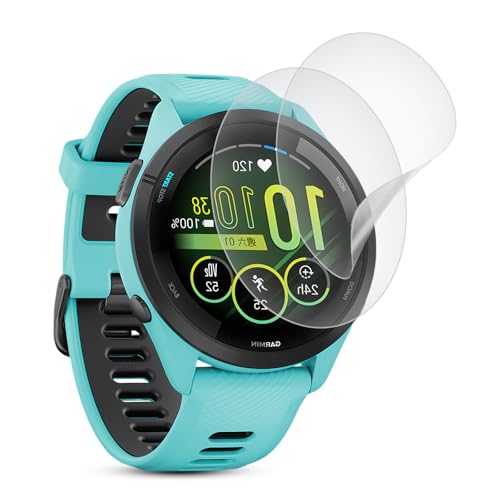 �y2���Z�b�g�zFor GARMIN(�K�[�~��)Forerunner 265 �ی�t�B���� GARMIN Forerunner 265 Music �p �t�B���� ���˒ጸ �A���`�O���A ���{�� ���i�� TPU�f�� �h�C�A �w��ጸ Forerunner 26